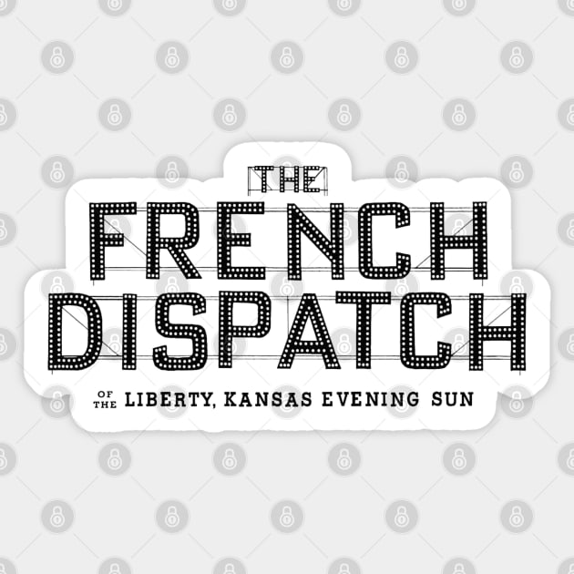 The French Dispatch, New Wes Anderson Sticker by thegoldenyears
